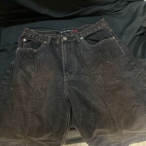 Dark Wash Denim Jean shorts- Wide Fit-Y2K 5 elements-size 34-#570
